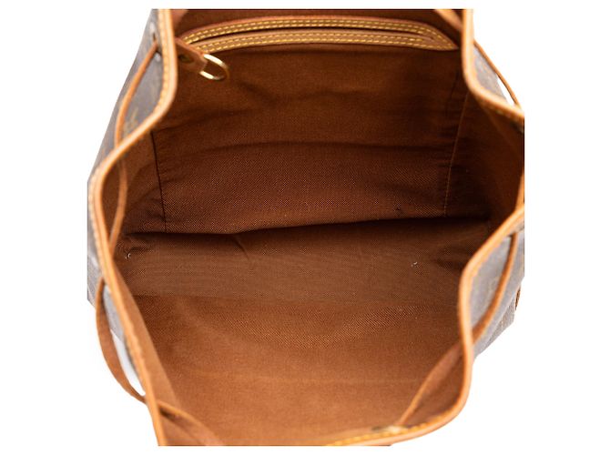 Louis Vuitton Brown Monogram Montsouris MM Marrone - vista 4