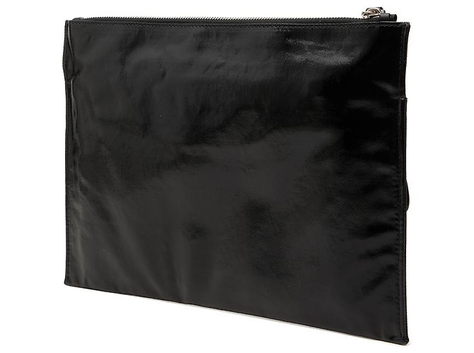 Clutch Valentino VLTN in vinile nero - vista 2