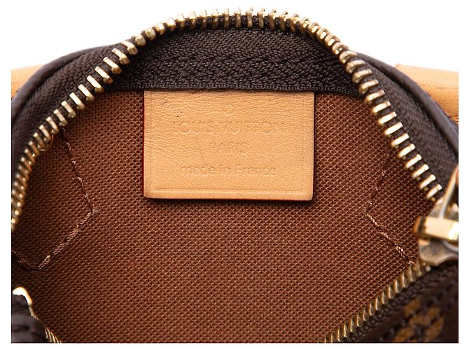 Louis Vuitton Brown Monogram Nano Speedy Bandouliere Marrone - vista 5