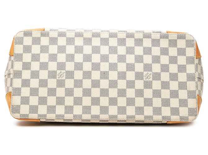 Louis Vuitton White Damier Azur Hampstead MM Weiß - Ansicht 3