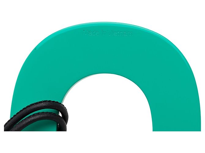 Collar colgante Isthme Pop PM en laca verde Hermès - vista 5