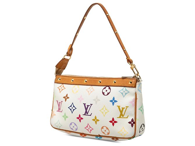 Louis Vuitton White Monogram Multicolore Pochette Accessoires - view 2