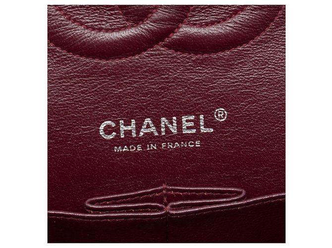 Chanel Black Medium Classic Lambskin Double Flap Preto - vista 5