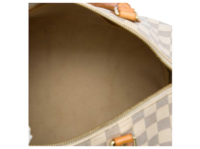 Louis Vuitton White Damier Azur Speedy 30 Weiß - Ansicht 4