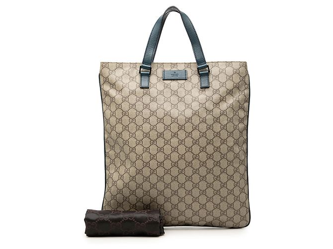 Bolso Tote Gucci Beige GG Supreme - vista 7