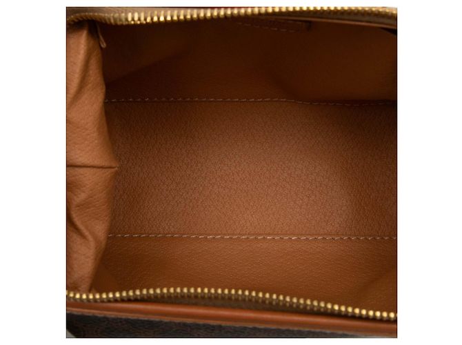 16 Céline Pouch Celine Brown Macadam in tela rivestita Marrone - vista 4