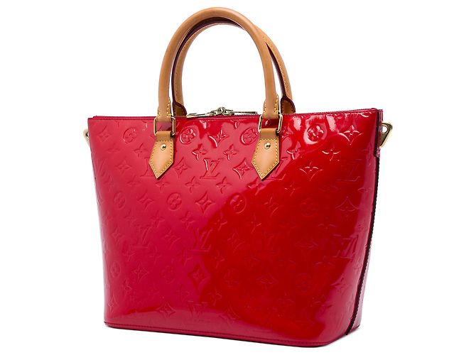 Louis Vuitton Red Monogram Vernis Montebello MM Roja - vista 2