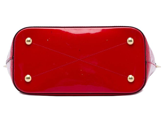 Louis Vuitton Red Monogram Vernis Montebello MM Roja - vista 3