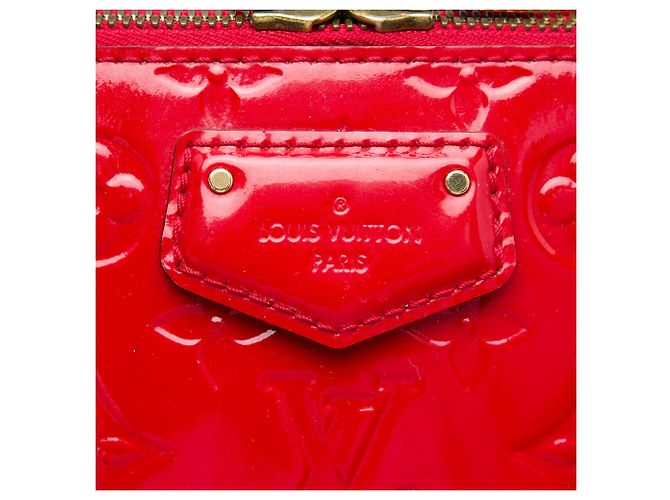 Louis Vuitton Red Monogram Vernis Montebello MM Roja - vista 5