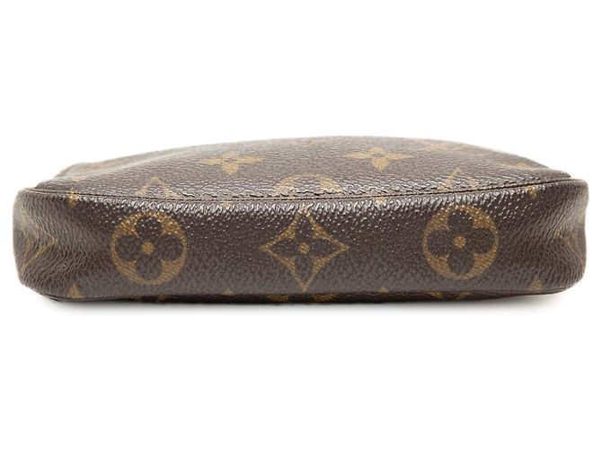 Louis Vuitton Brown Monogram Mini Pochette Accessoires Castaño - vista 3