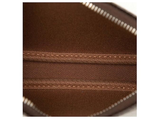Louis Vuitton Brown Monogram Mini Pochette Accessoires Castaño - vista 4