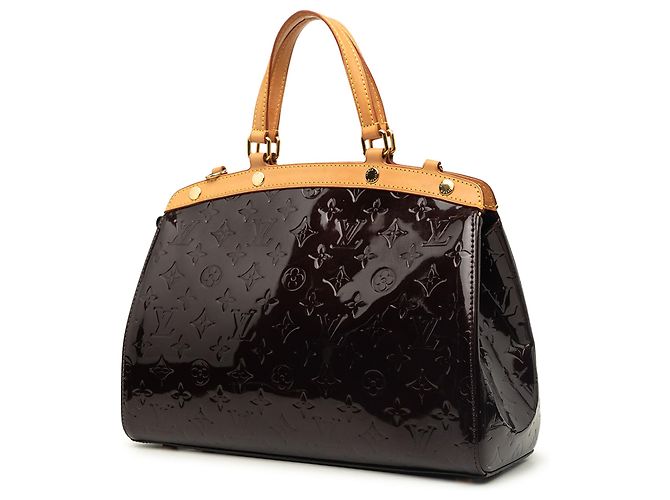 Louis Vuitton Purple Monogram Vernis Brea MM Roxo - vista 2