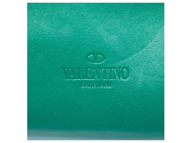 Borsa cintura Valentino Green Nappa Rockstud Spike Verde - vista 5