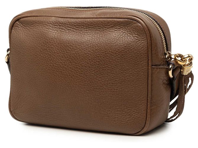 Gucci Soho Disco Crossbody in pelle di vitello marrone - vista 2