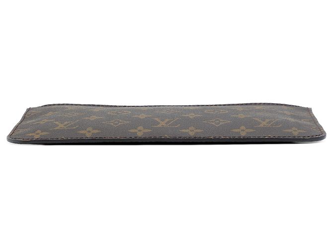 Louis Vuitton Brown Monogram Neverfull MM Pouch Braun - Ansicht 3