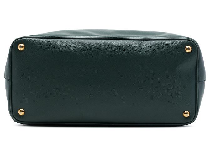 Prada Bolso Tote Large Saffiano Lux Gardeners Verde Verde oscuro - vista 3
