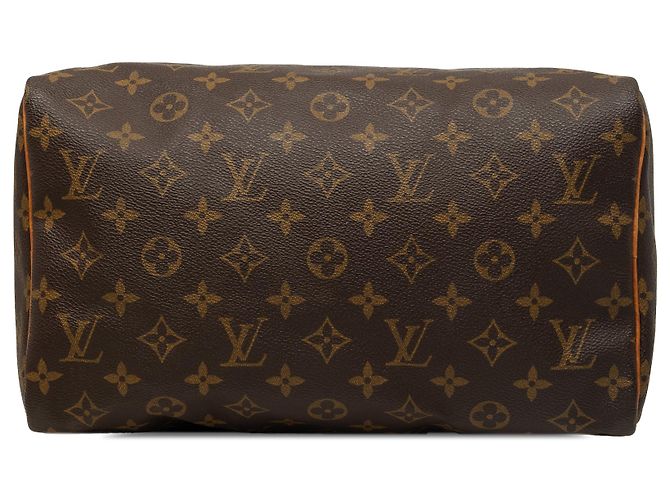 Louis Vuitton Brown Monogram Speedy 30 Marrone - vista 3