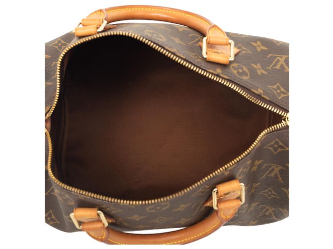 Louis Vuitton Brown Monogram Speedy 30 Marrone - vista 4