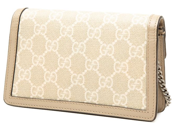 Gucci Mini Dionysus Crossbody in GG Supreme Beige - vista 2