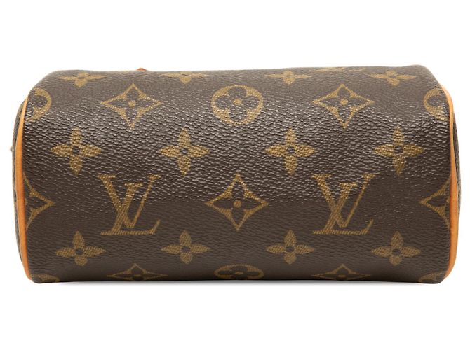 Louis Vuitton Brown Monogram Mini Speedy HL Castaño - vista 3