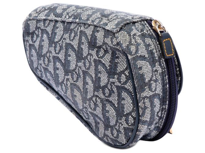 Autre Marque Diorissimo Saddle Pouch aus blauem Canvas Marineblau - Ansicht 2