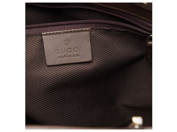 Tote Gucci in tela GG beige - vista 5