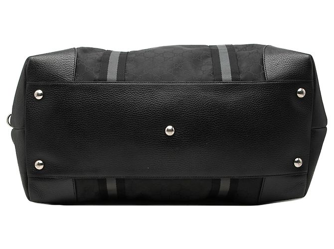 Gucci Black XL GG Nylon Web Duffle Bag Schwarz - Ansicht 3