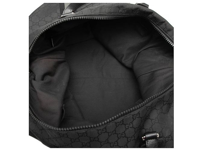 Gucci Black XL GG Nylon Web Duffle Bag Schwarz - Ansicht 4