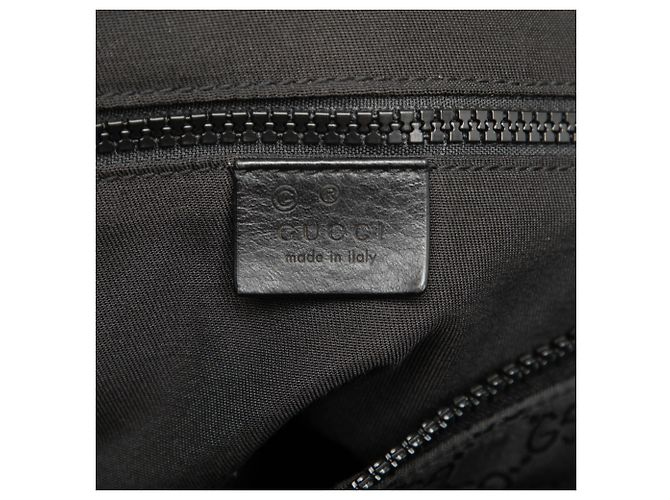 Gucci Black XL GG Nylon Web Duffle Bag Schwarz - Ansicht 5