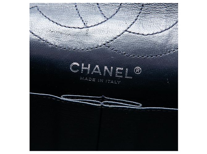 Chanel Blue Quilted Aged Calfskin Reissue 2.55 Double Flap 226 Blu navy - vista 5