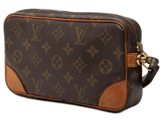 Louis Vuitton Brown Monogram Marly Dragonne PM Castaño - vista 2