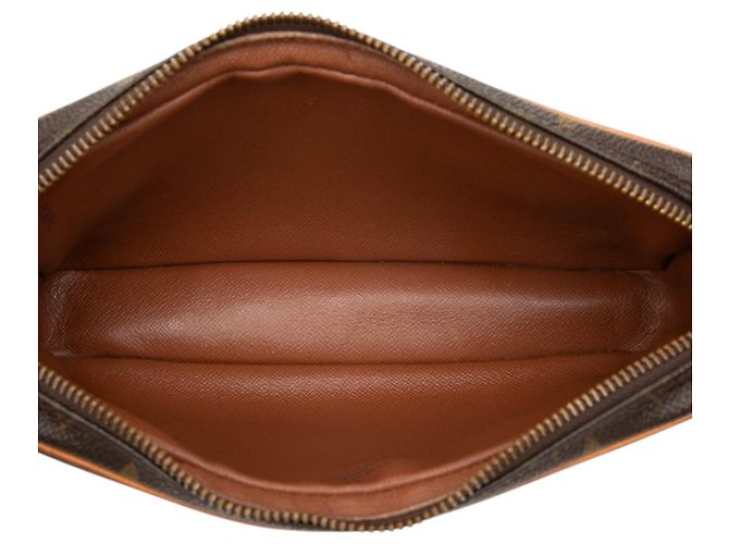 Louis Vuitton Brown Monogram Marly Dragonne PM Castaño - vista 4