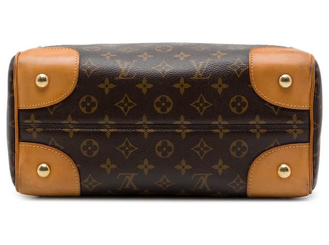 Louis Vuitton Brown Monogram Retiro PM Castaño - vista 3