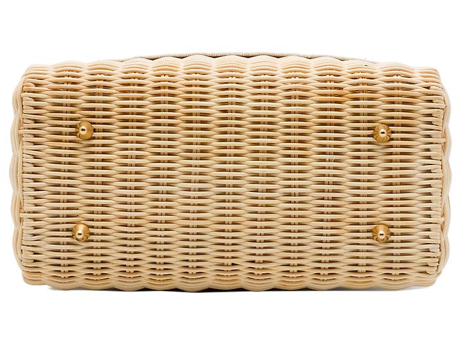 Autre Marque Dior Beige Medium Wicker Oblique Lady Dior - vista 3