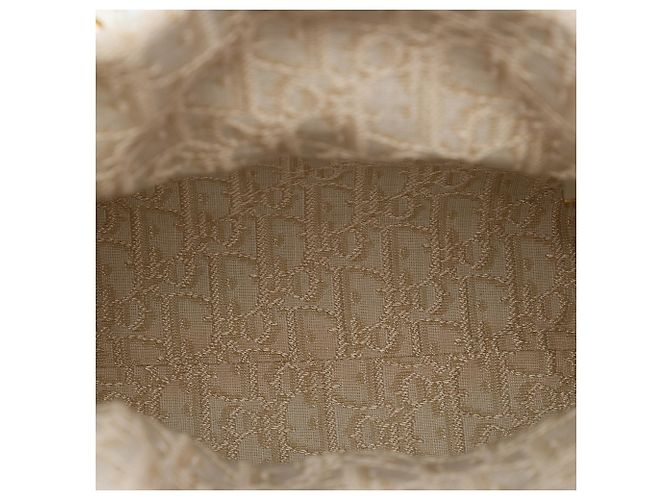 Autre Marque Dior Beige Medium Wicker Oblique Lady Dior - vista 4