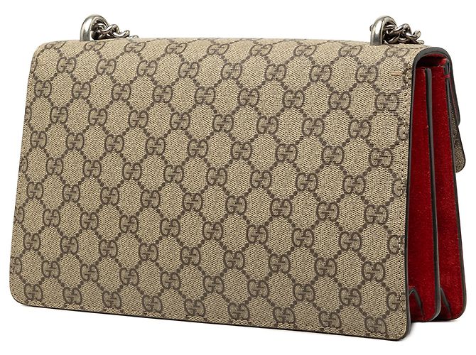 Borsa a tracolla Gucci Dionysus Medium GG Supreme Beige - vista 2