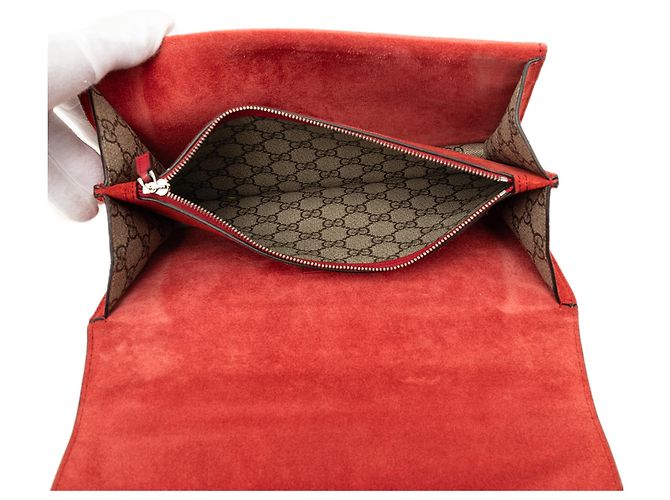 Borsa a tracolla Gucci Dionysus Medium GG Supreme Beige - vista 4