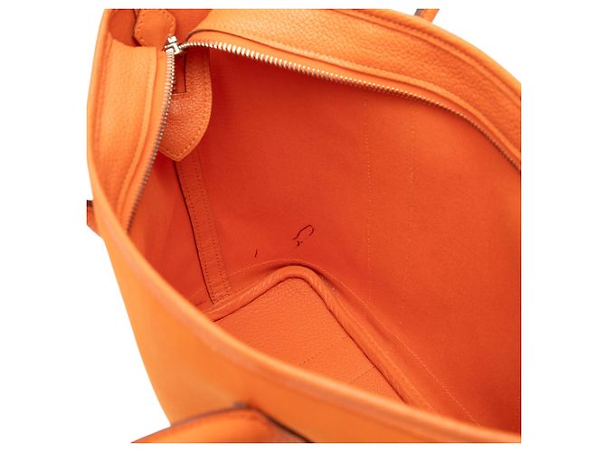 Hermès Orange Toile and Negonda Garden Party 30 Arancione - vista 5