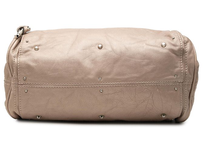 Bolso de mano Chloé Paddington Medium de piel marrón Castaño Gris pardo - vista 3