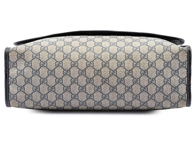 Gucci Beige GG Supreme Web Messenger Bag - Ansicht 3