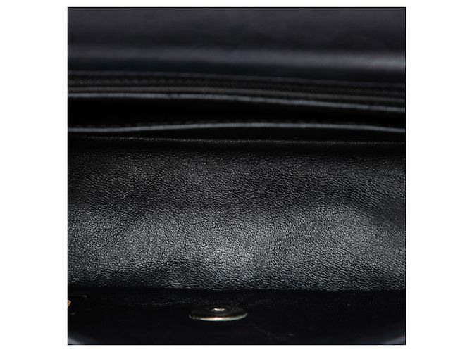 Chanel Black Mini Square Classic Patent Single Flap Negro - vista 4