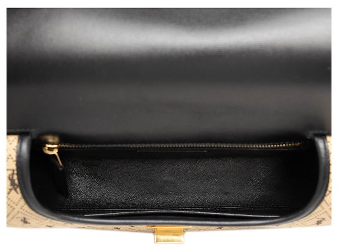 Autre Marque Saint Laurent Beige Medium Canvas Monogram All Over Crossbody - vista 4