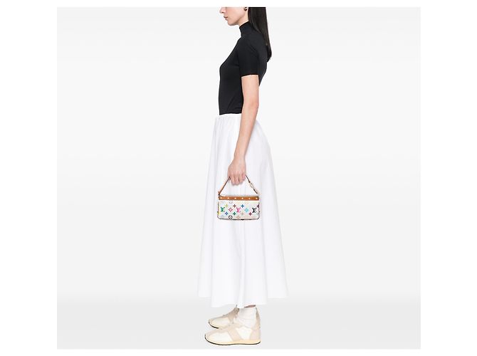 Louis Vuitton White Monogram Multicolore Pochette Accessoires - view 6