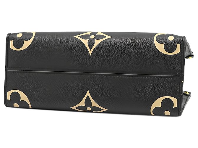 Louis Vuitton Black Bicolor Monogram Empreinte Giant Onthego PM Nero - vista 3