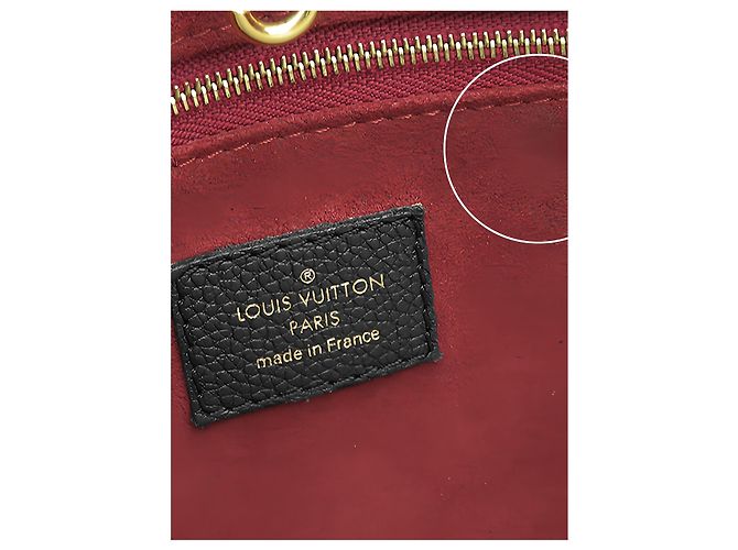 Louis Vuitton Black Bicolor Monogram Empreinte Giant Onthego PM Nero - vista 5