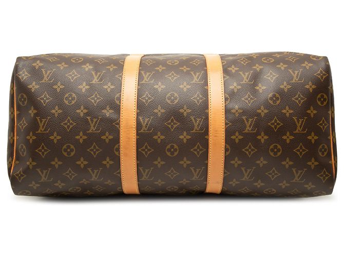 Louis Vuitton Brown Monogram Keepall 50 Marrone - vista 3