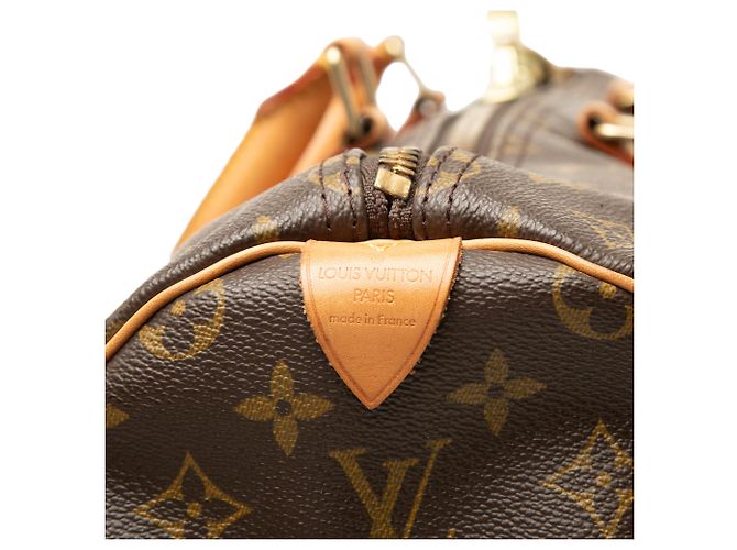 Louis Vuitton Brown Monogram Keepall 50 Marrone - vista 5