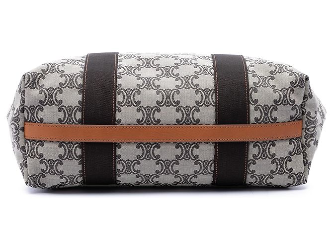 Céline Bolso Tote Celine Beige Macadam Canvas - vista 3