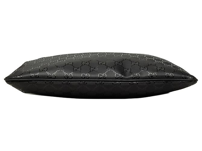 Bandolera Gucci negra con estampado GG Negro - vista 3