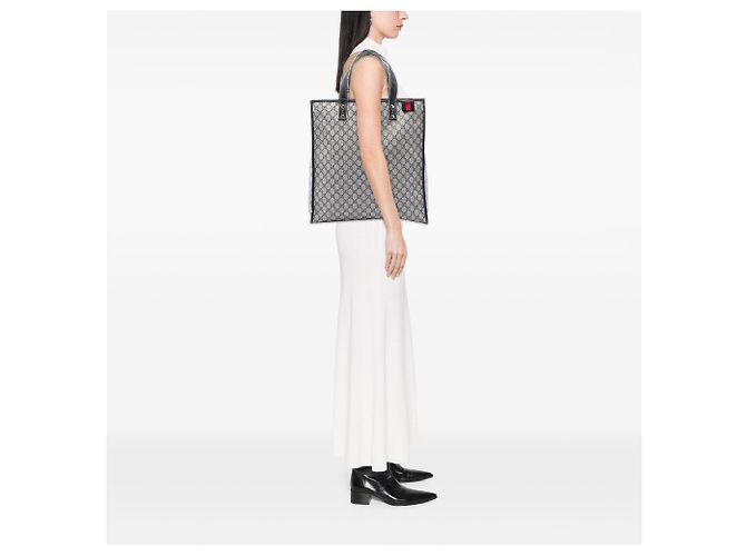 Tote Gucci Bege GG Supreme Web - vista 6
